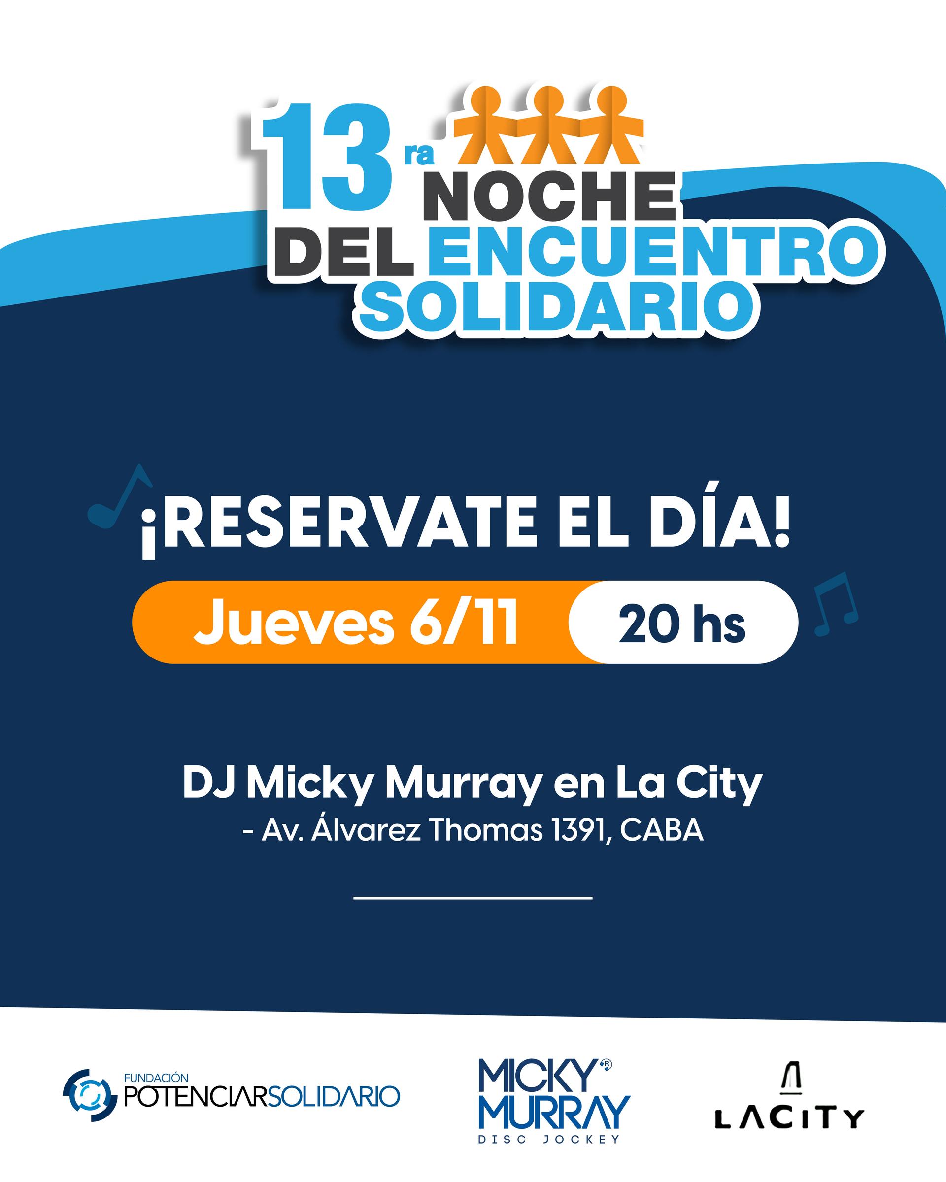 Reservá la fecha: 6 de noviembre